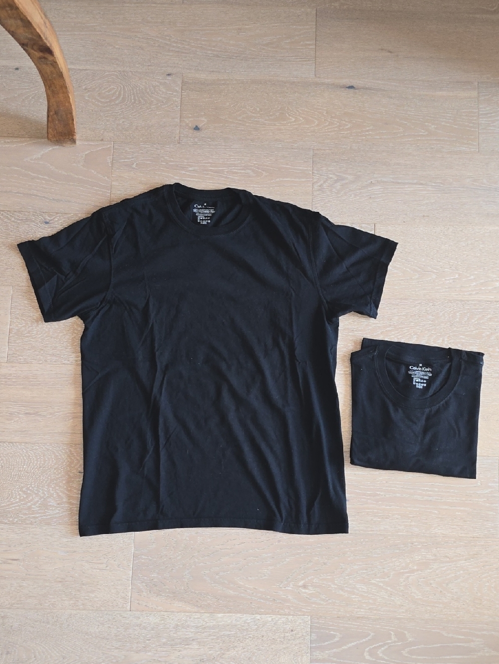 Calvin Klein Mens 2-pack Black Short Sleeve Crew Tee
